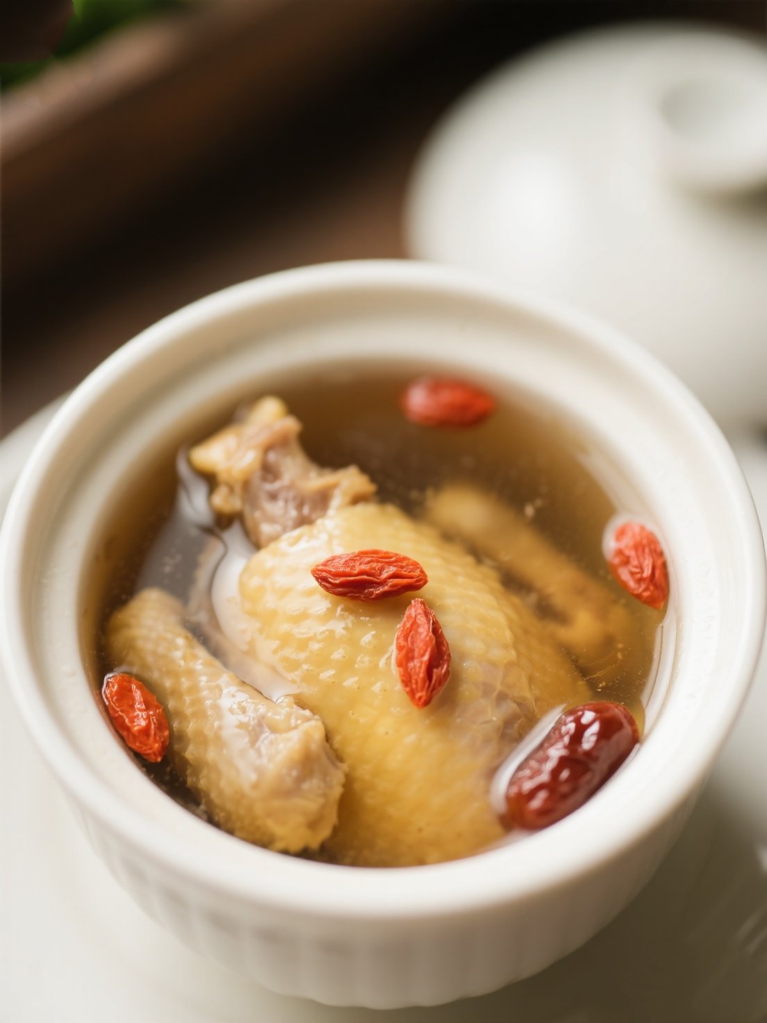 Goji chicken soup