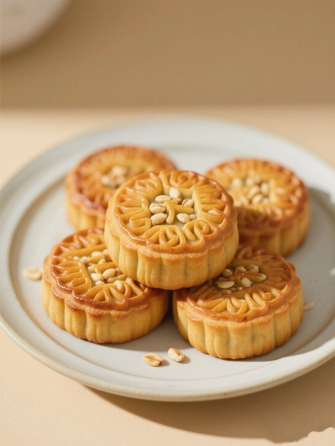 Pine Nut Mooncakes