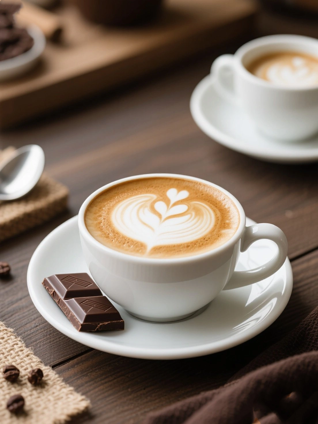Cappuccino and Chocolate