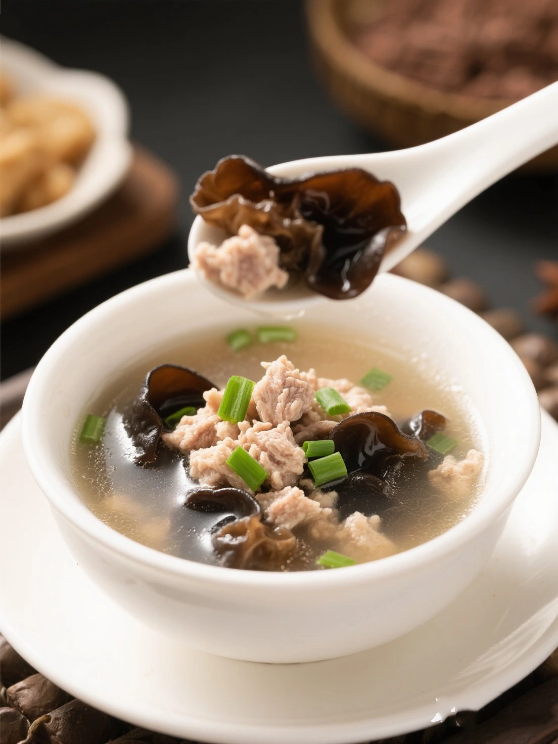 Black Fungus Soup