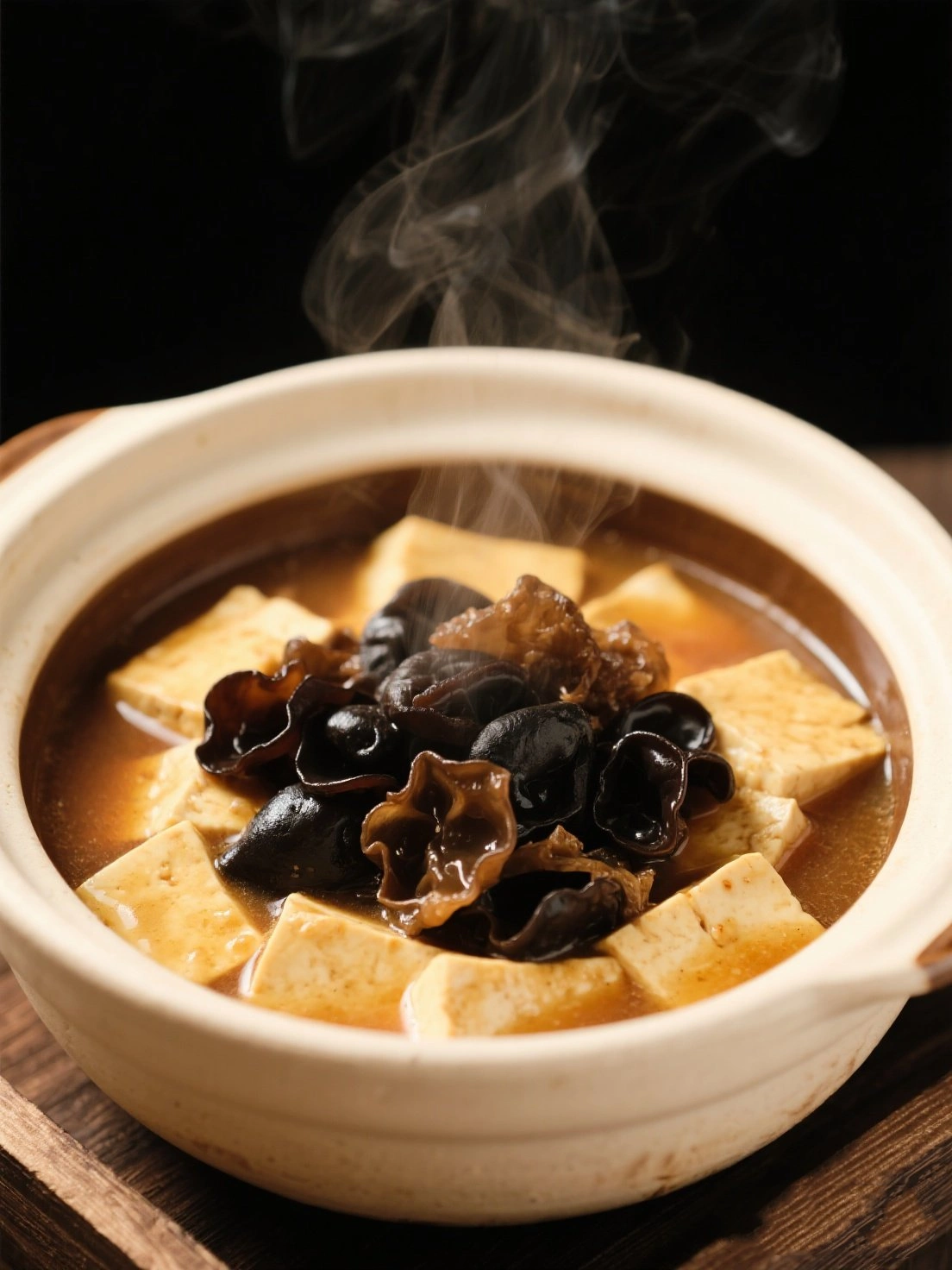Black Fungus with Tofu