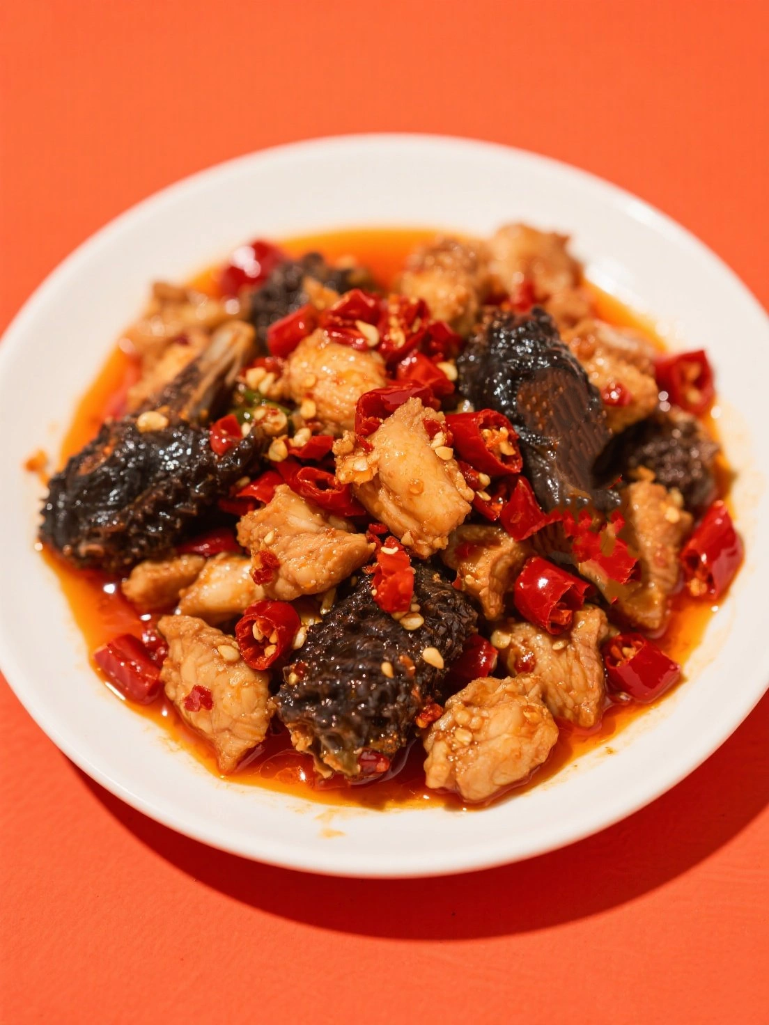 Black Chicken Dish