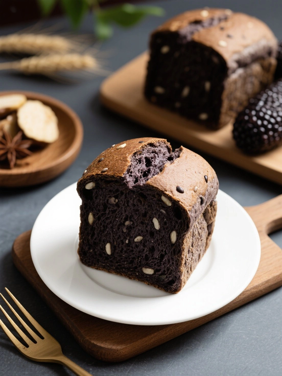 Black Corn Bread