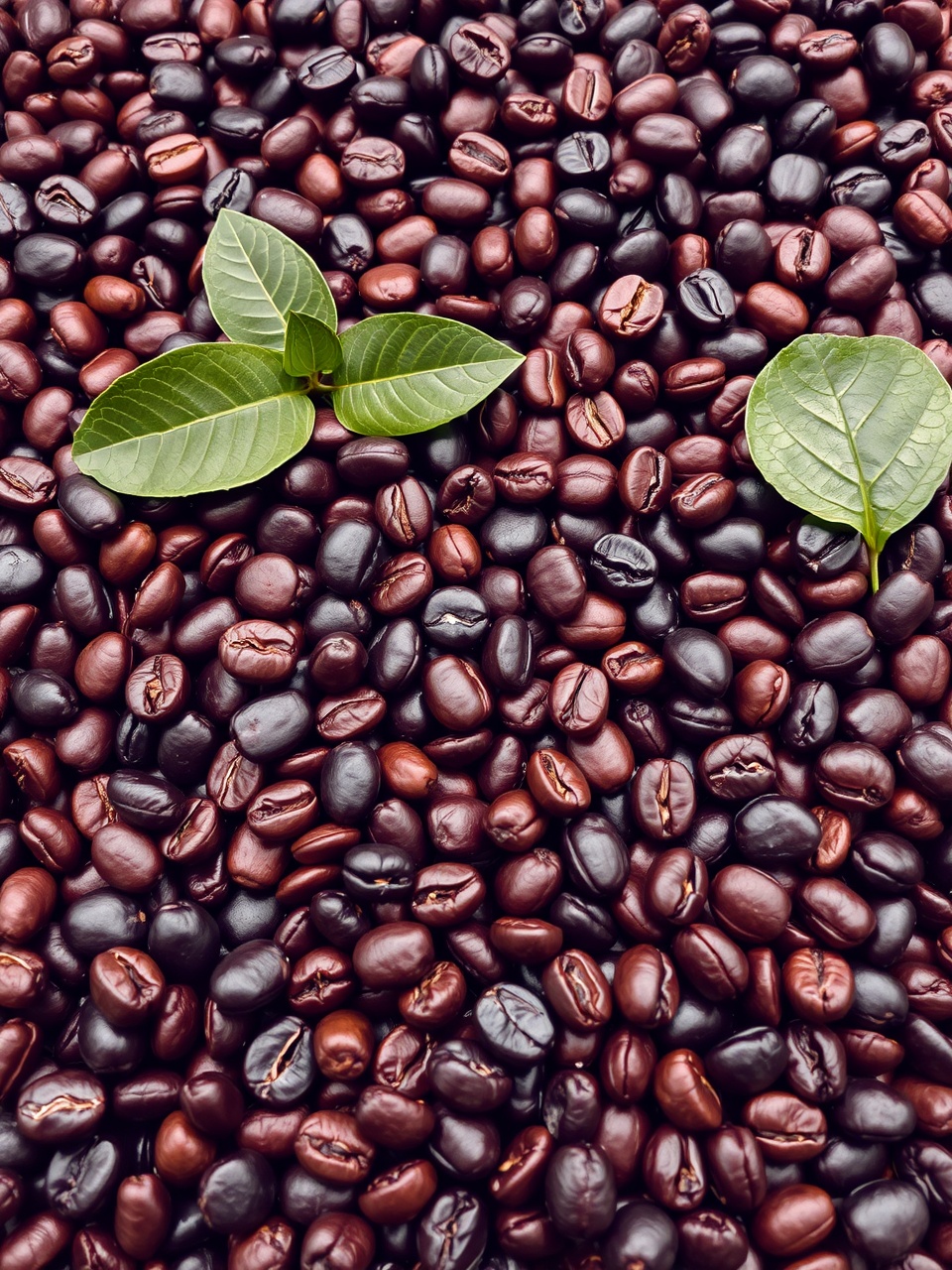 Coffee Cherries on Tree