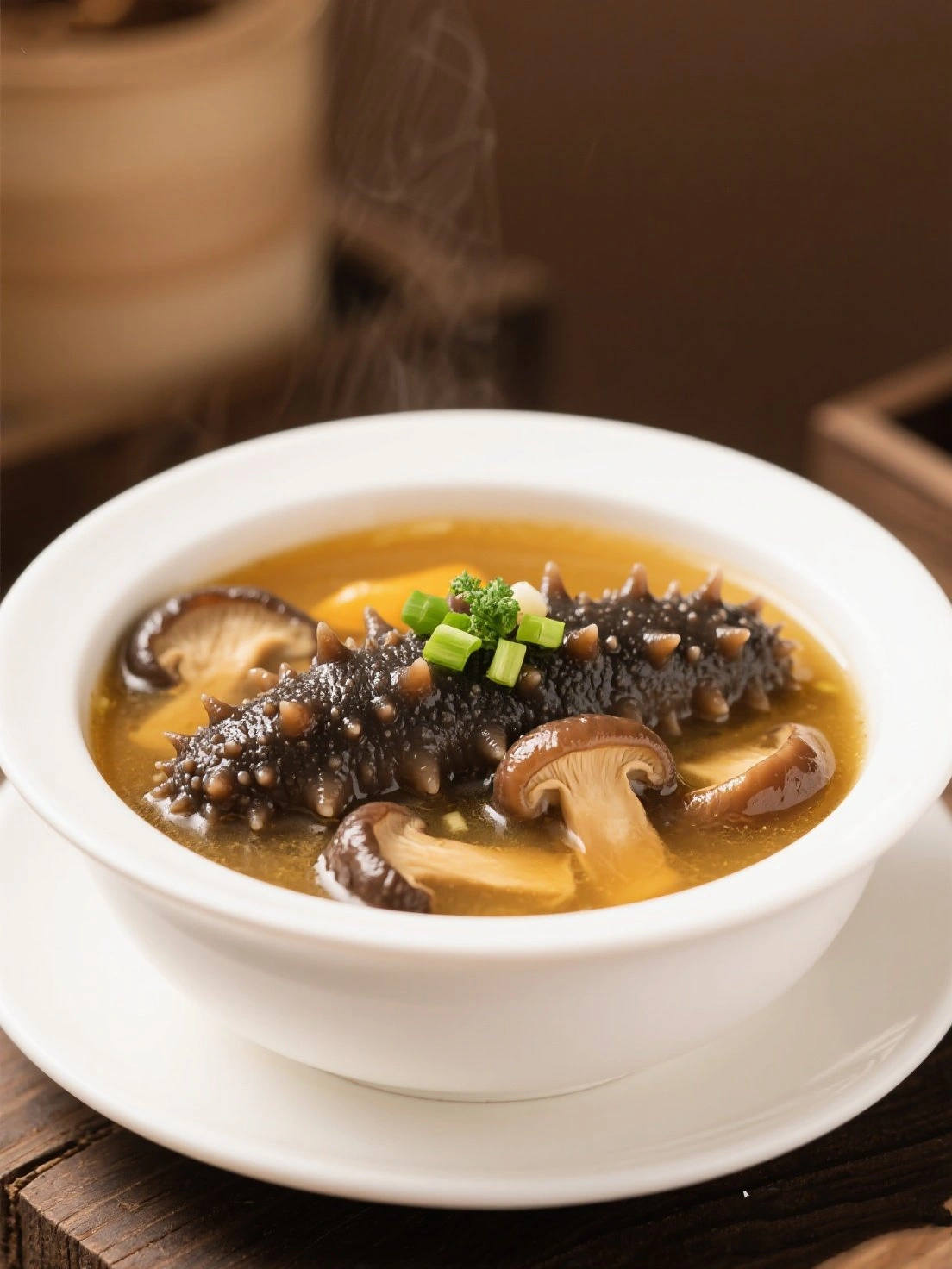 Braised with Mushrooms