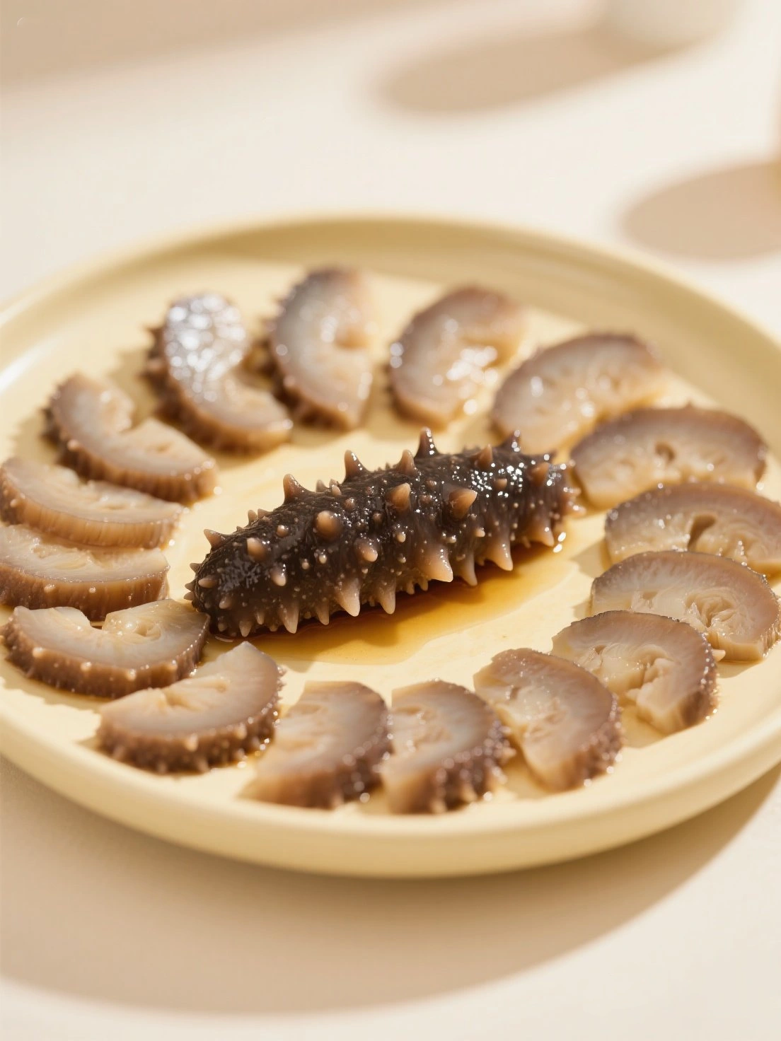 Sea cucumber cold dish