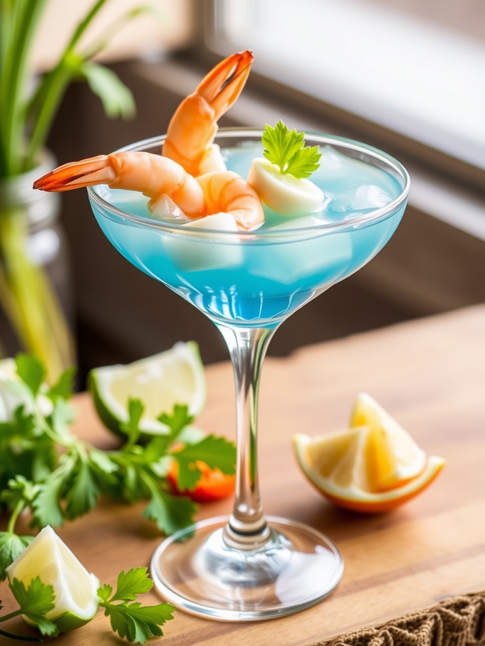 Blue Shrimp Cocktail