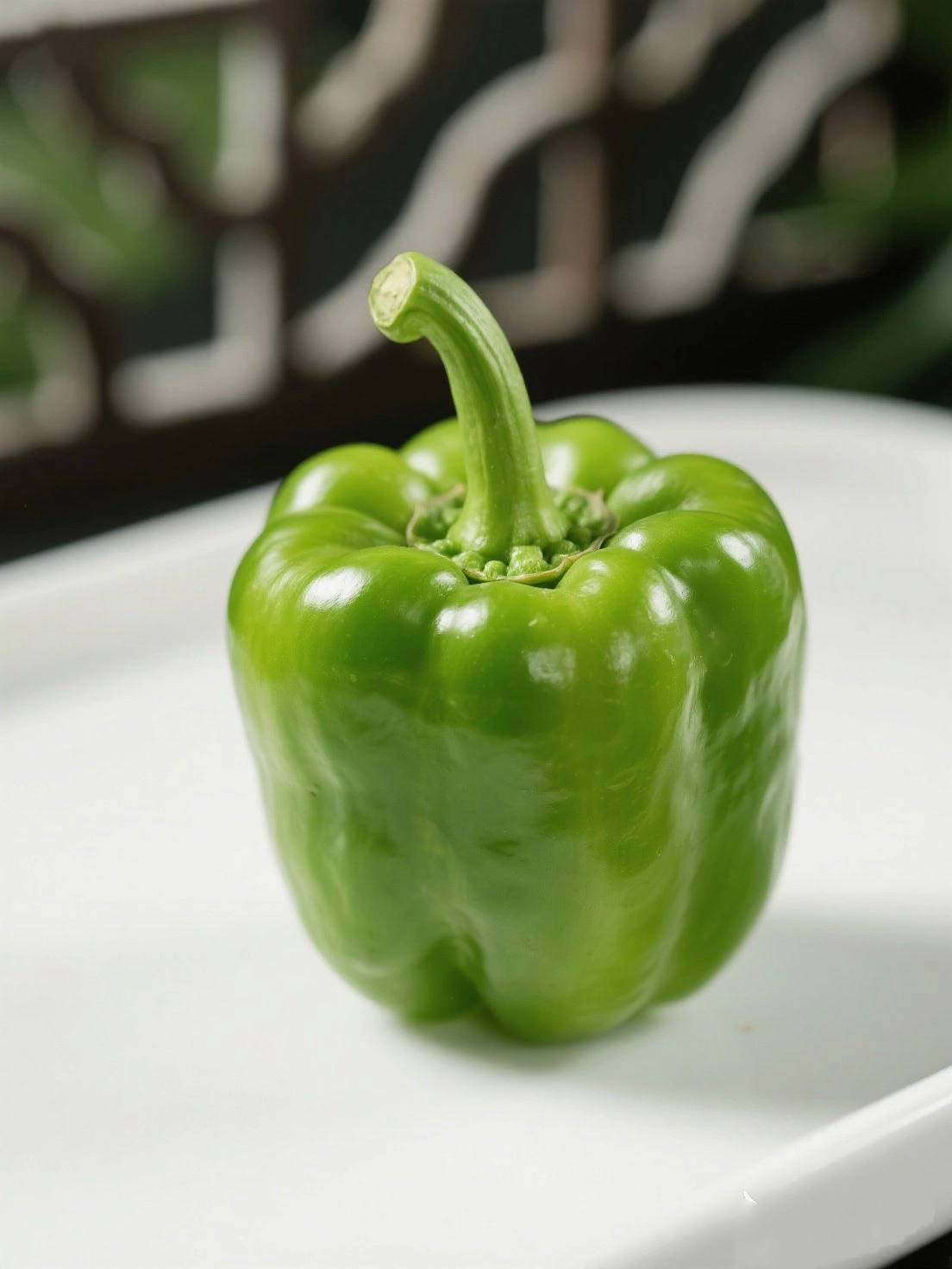 Fresh Green Bell Peppers