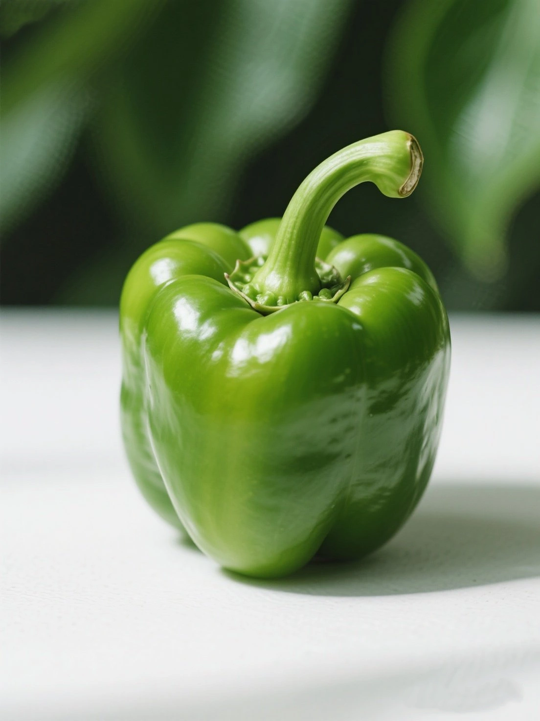 Raw Green Bell Peppers