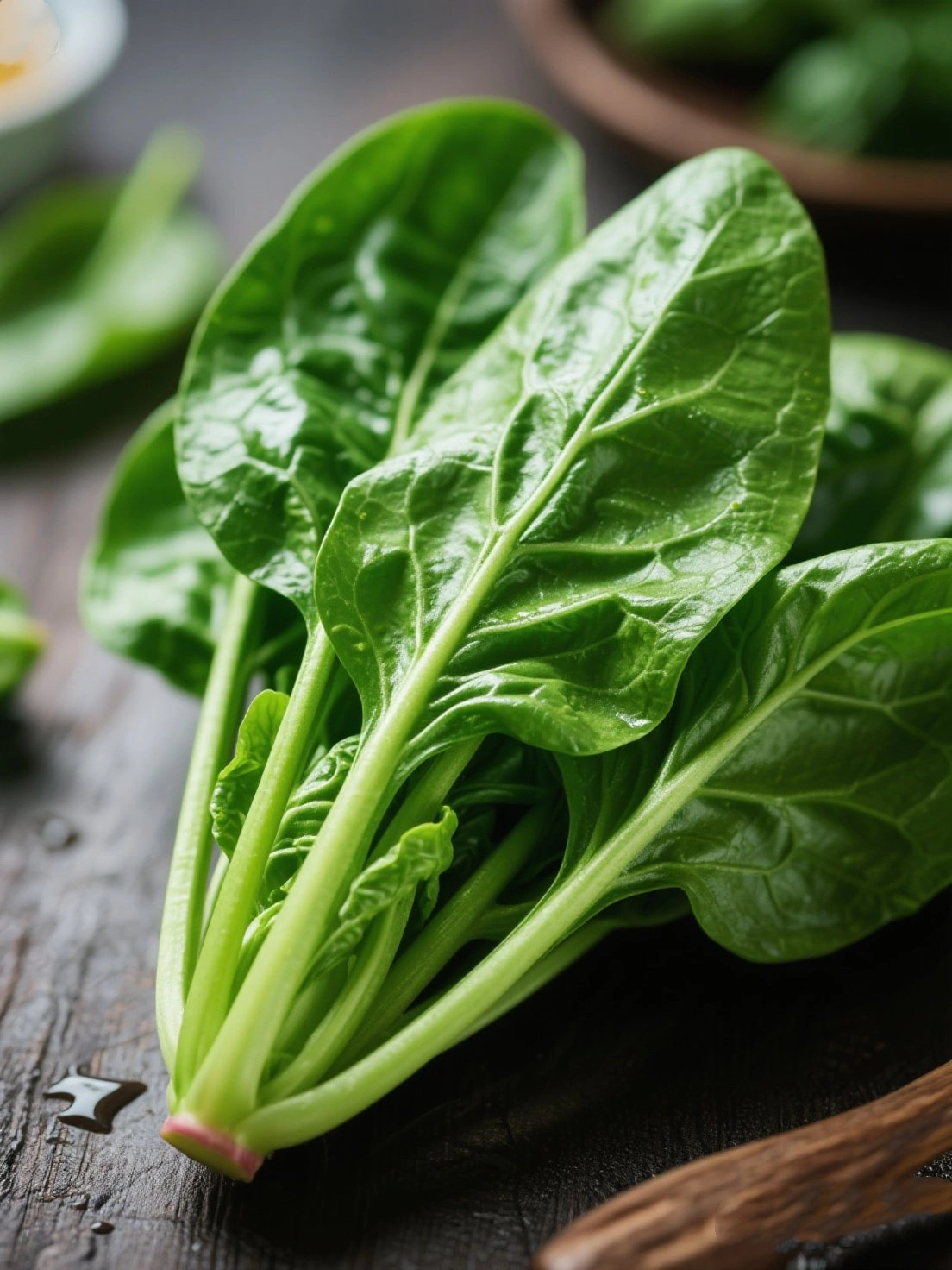 Fresh Spinach Leaves
