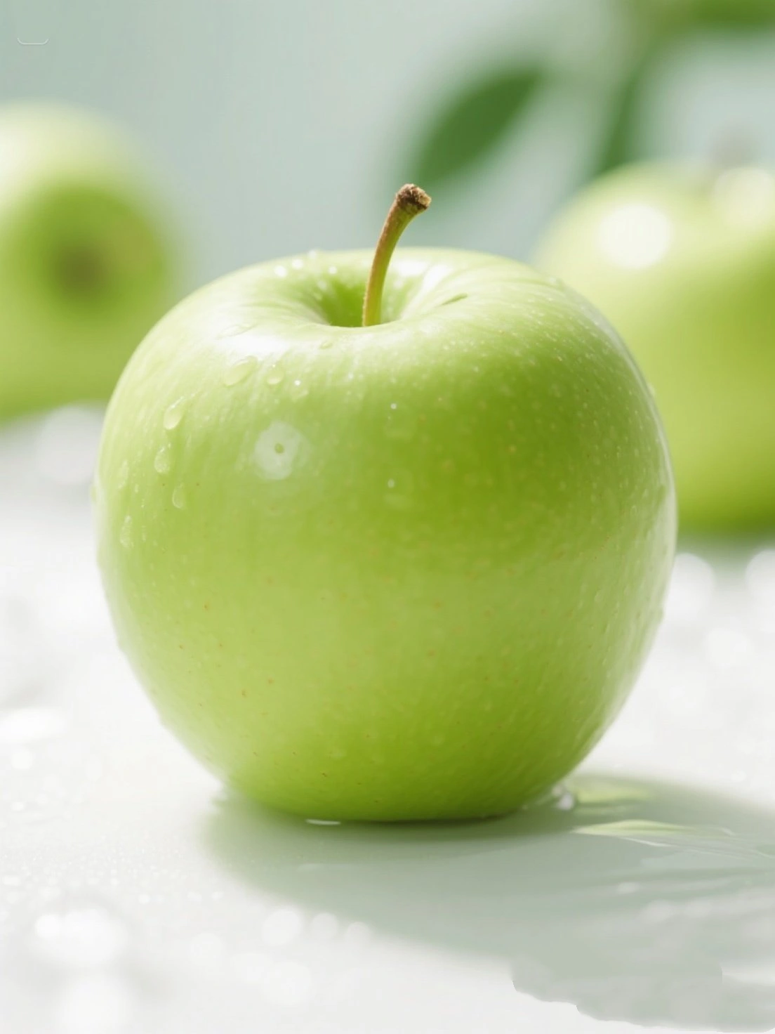 Green Apples on Tree