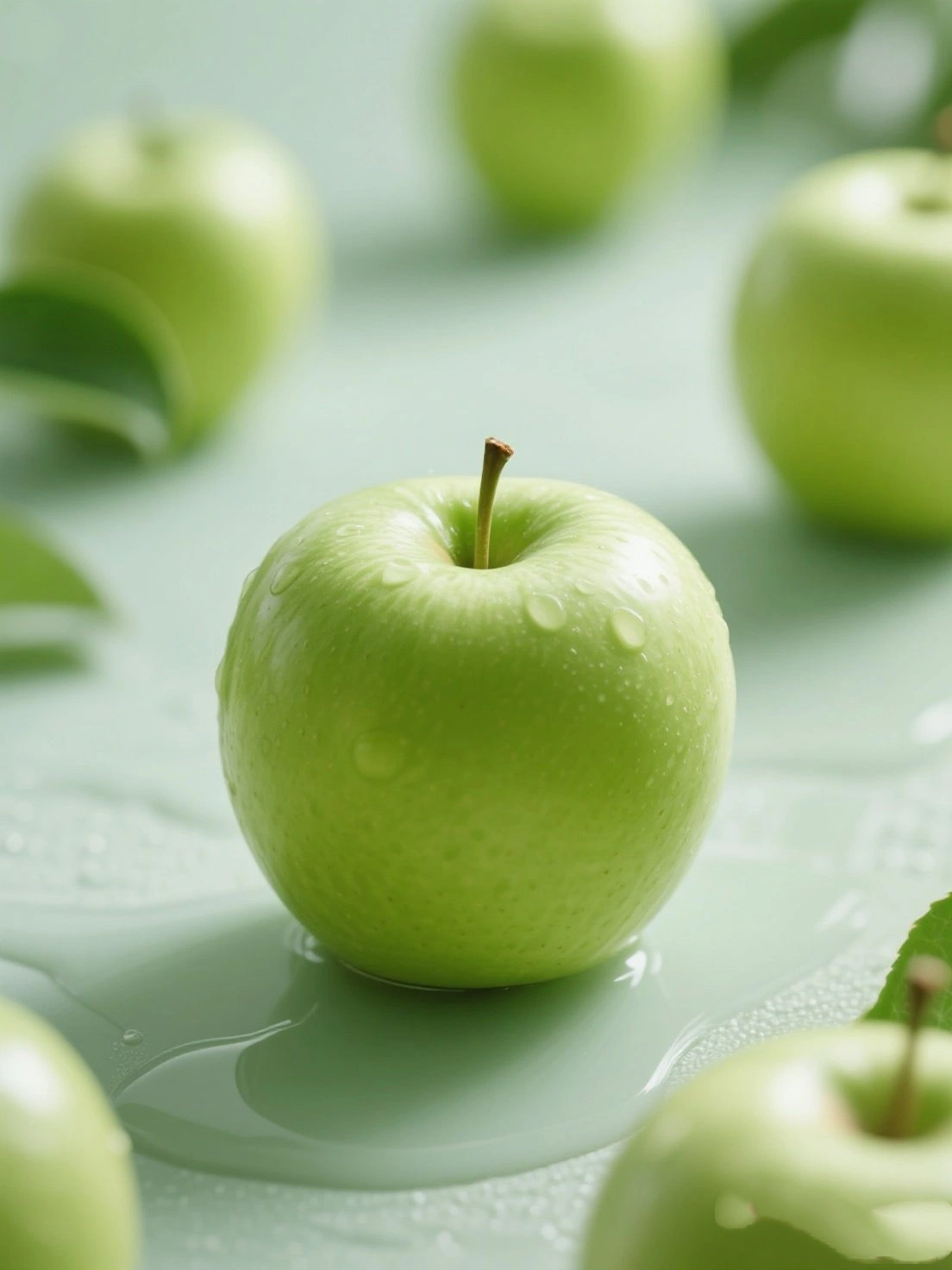 Sliced Green Apple