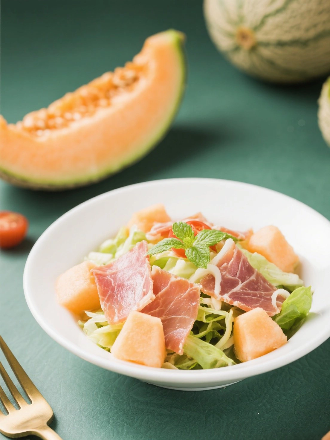 Melon Prosciutto Salad