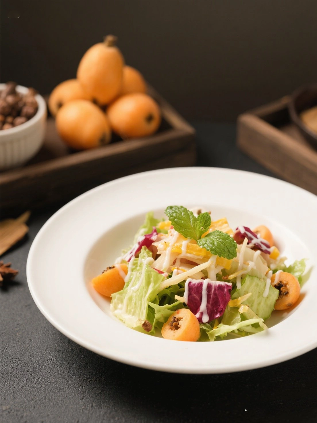 Fresh Loquat Salad