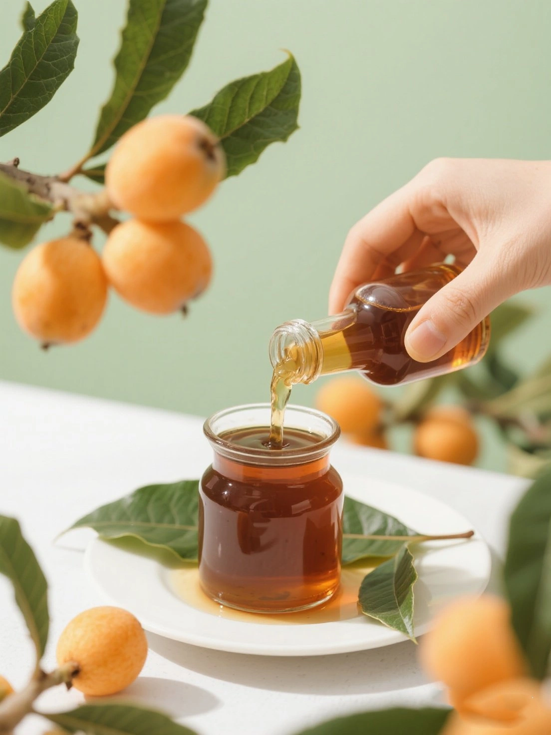 Loquat Leaf Syrup