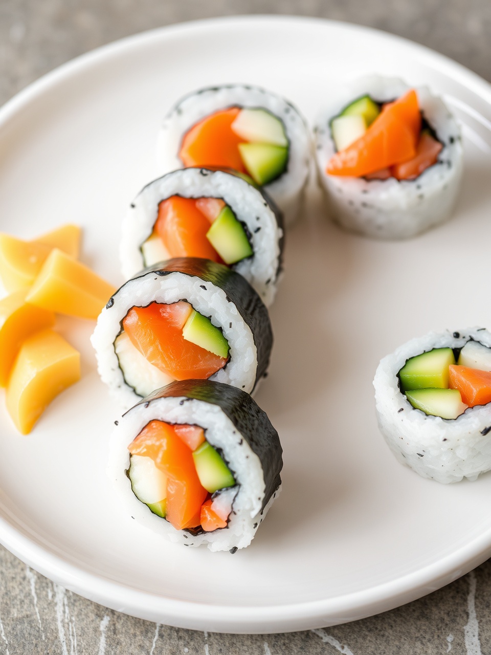 Salmon Sushi Rolls