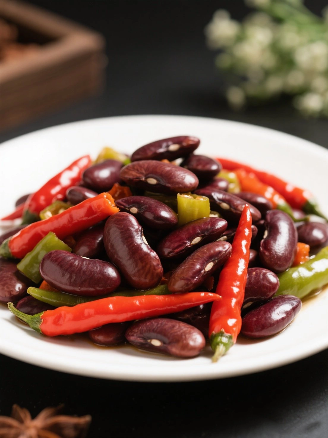 Purple Kidney Bean Chili