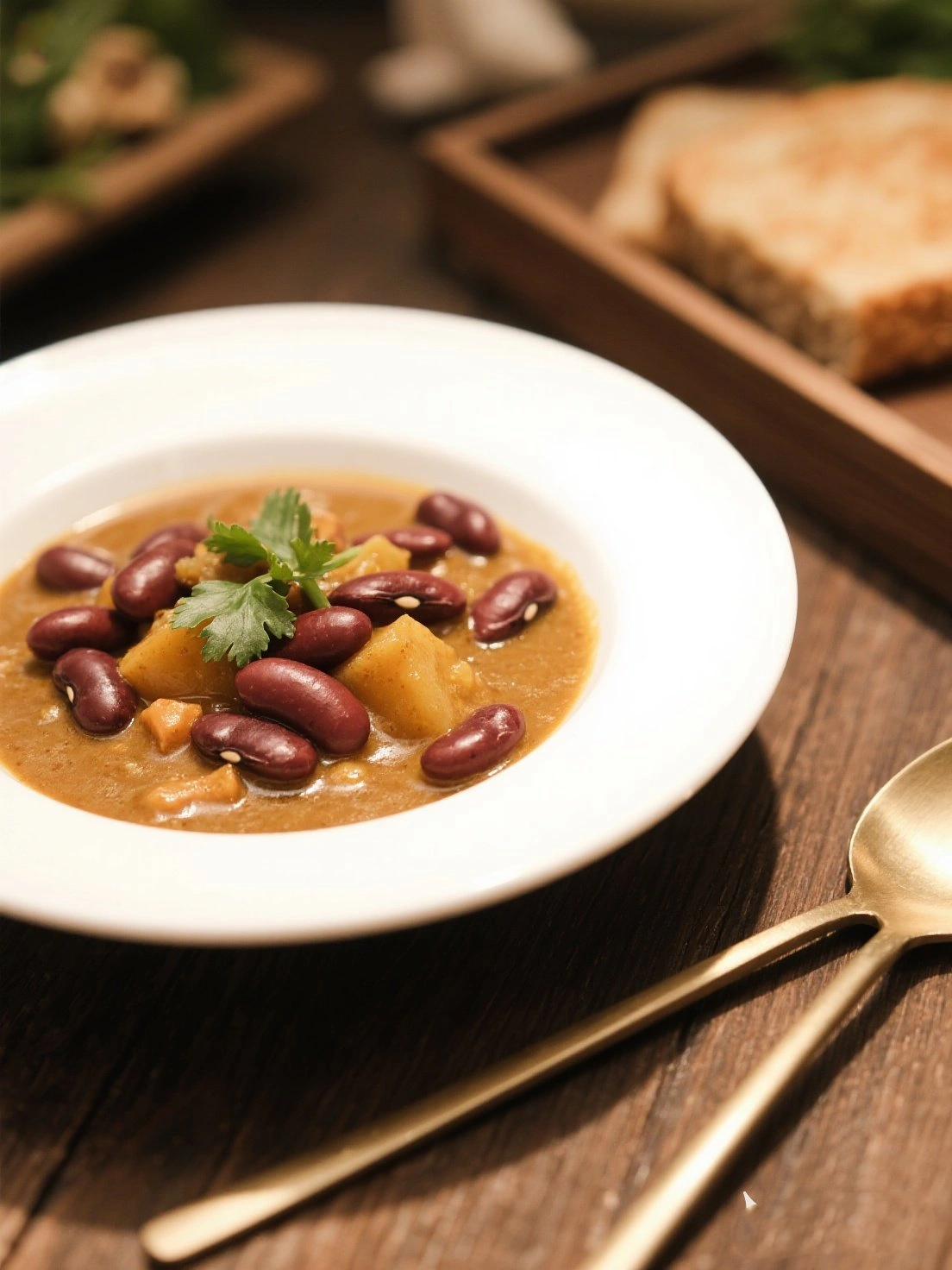 Purple Kidney Bean Curry