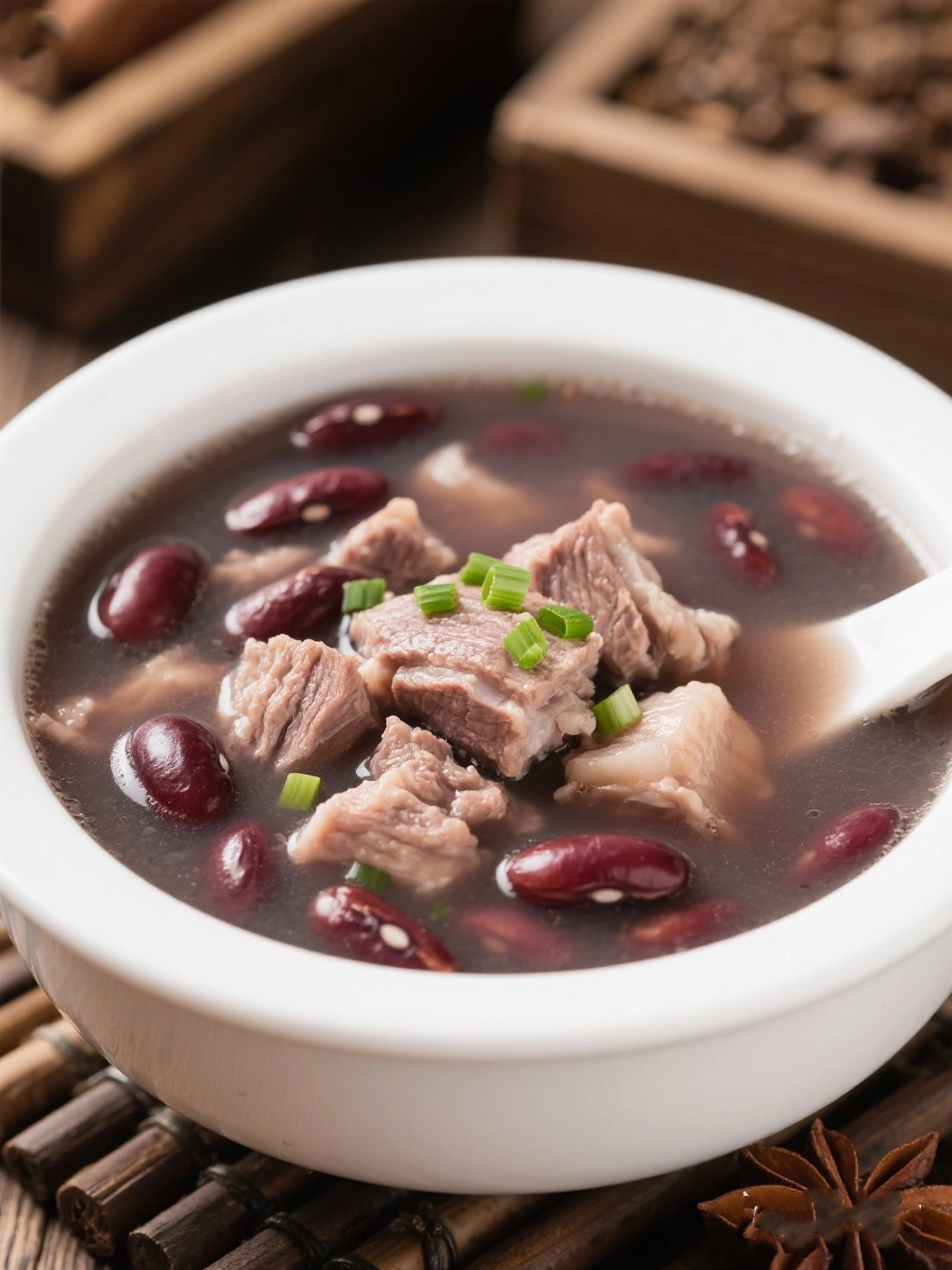 Purple Kidney Bean Soup