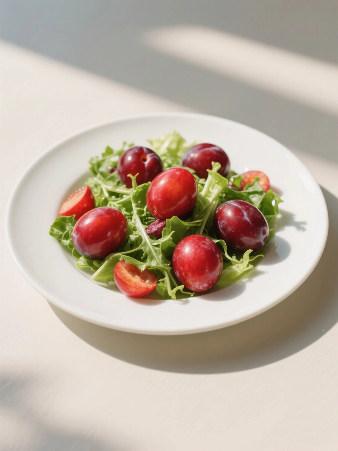 Fresh Plum Salad
