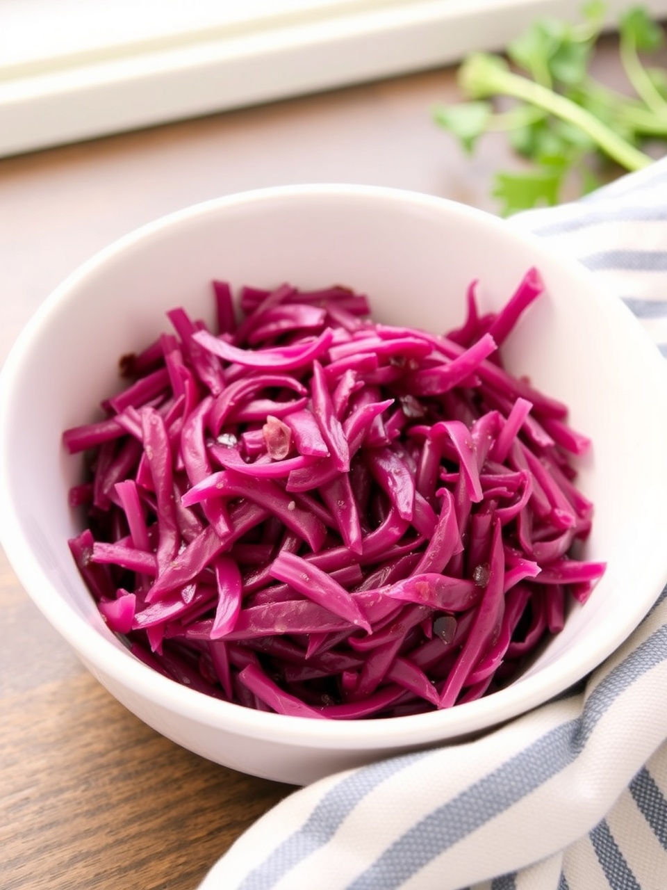 Homemade Purple Sauerkraut