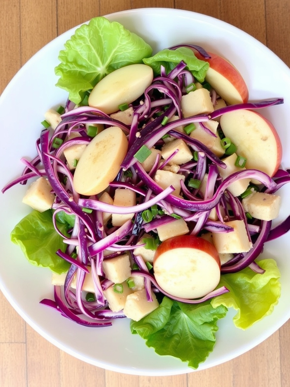 Purple Cabbage and Apple Salad
