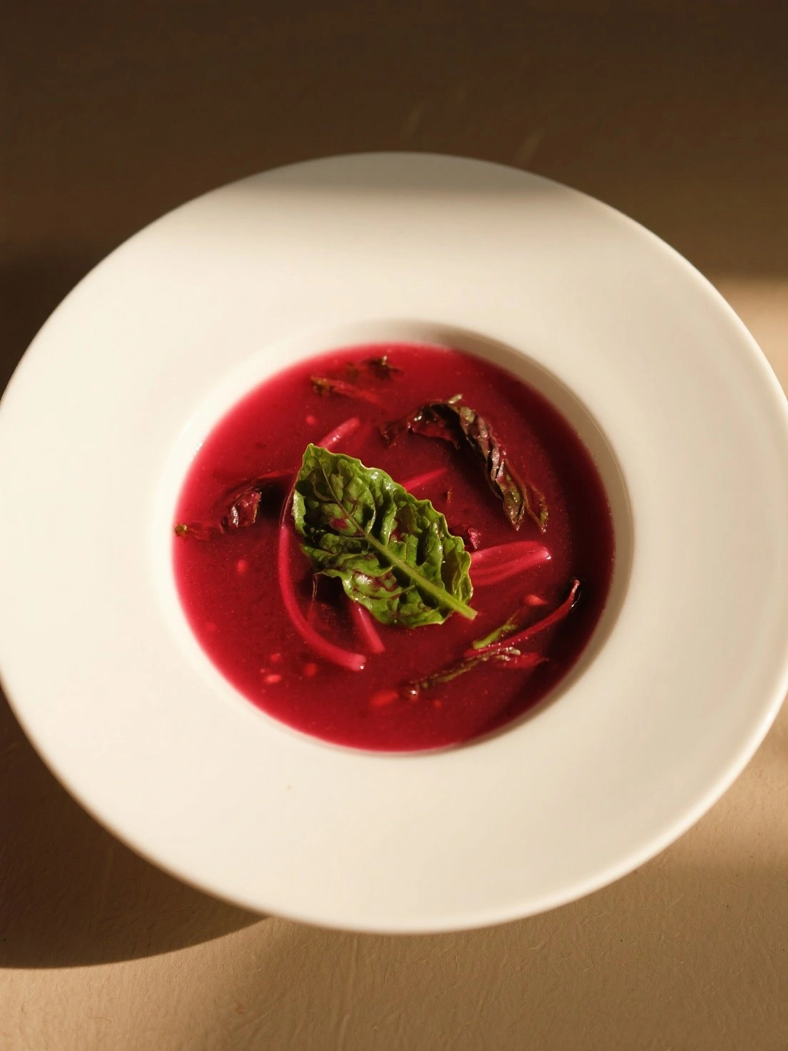 Purple Amaranth Soup