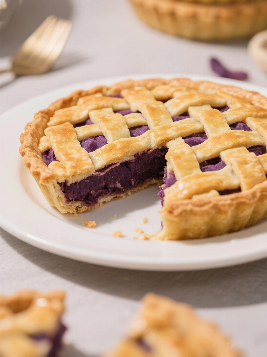 Purple Sweet Potato Pie