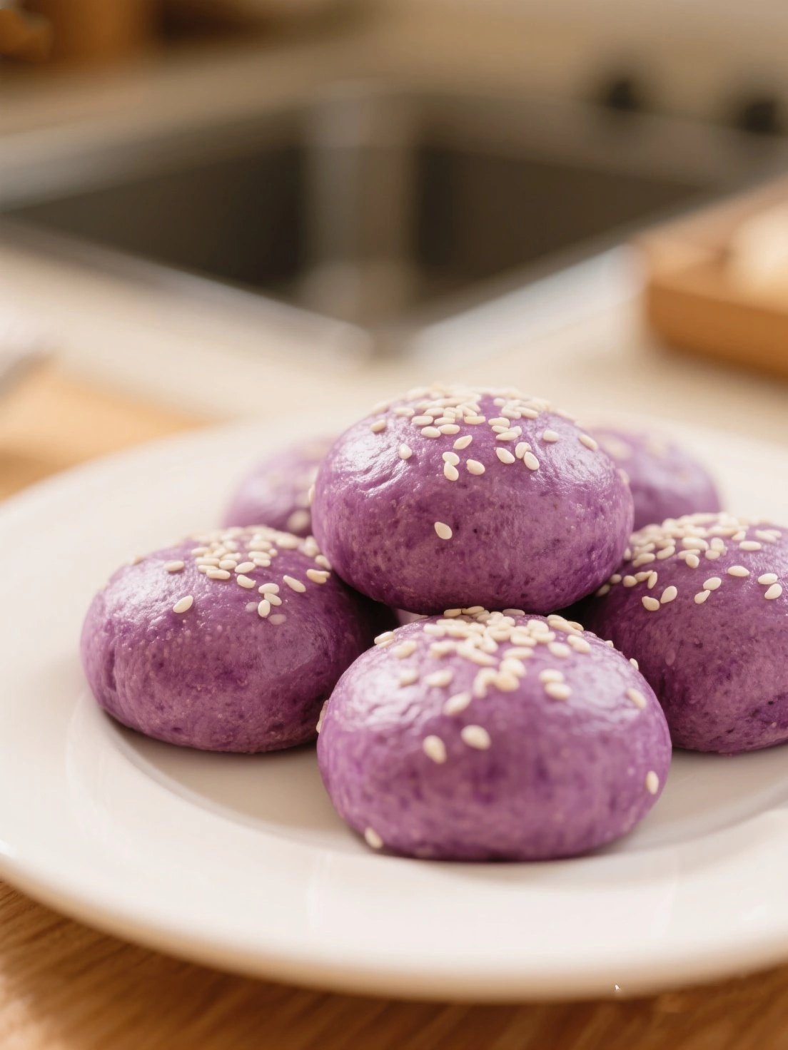 Purple Yam Mochi