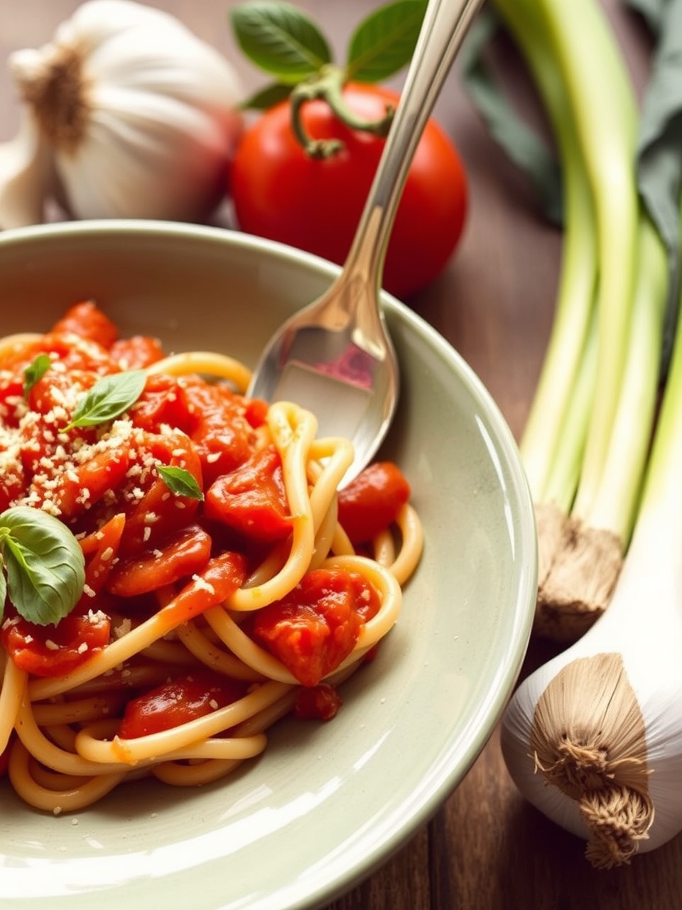 Garlic Tomato Pasta