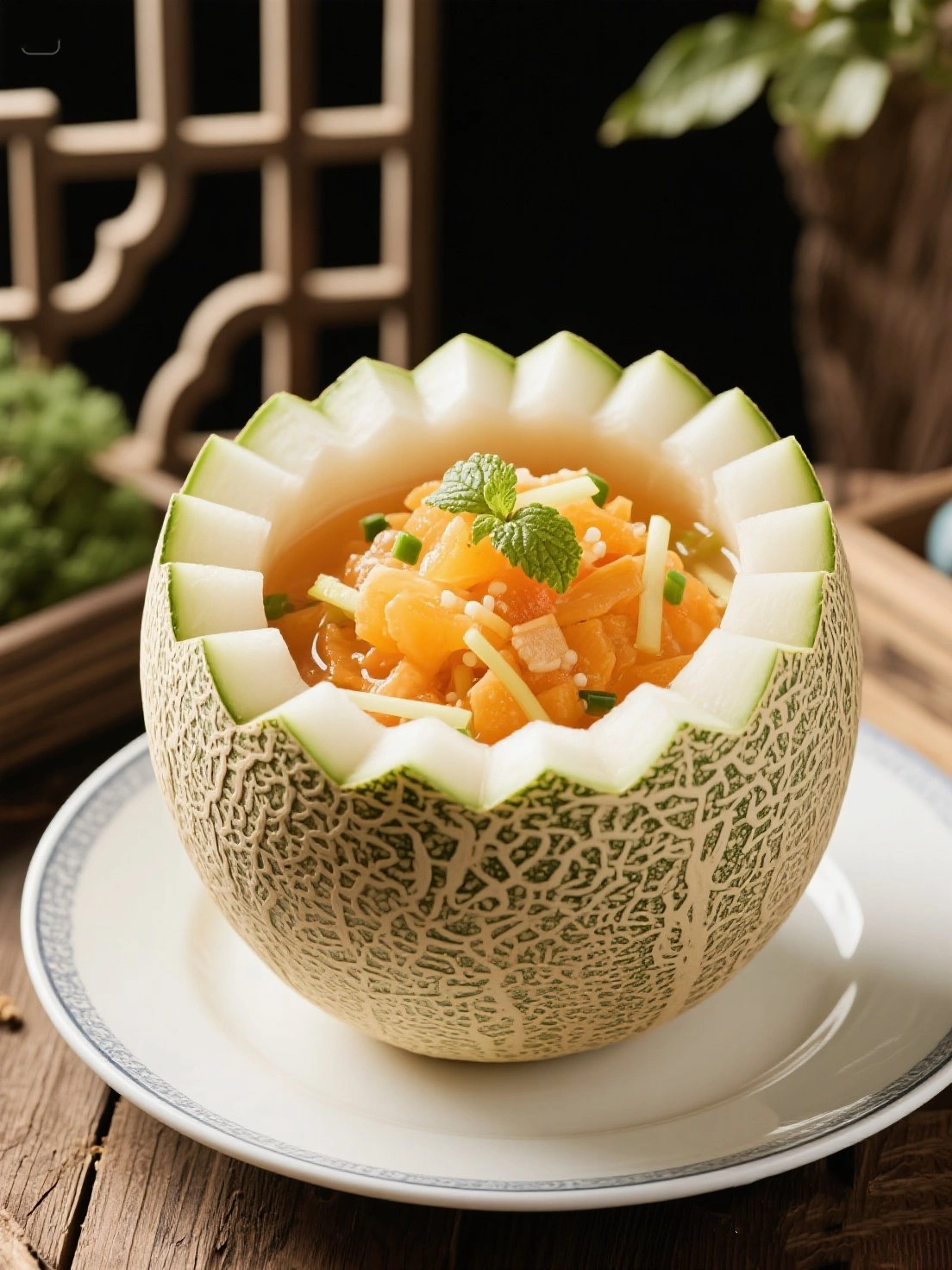 Stuffed Winter Melon