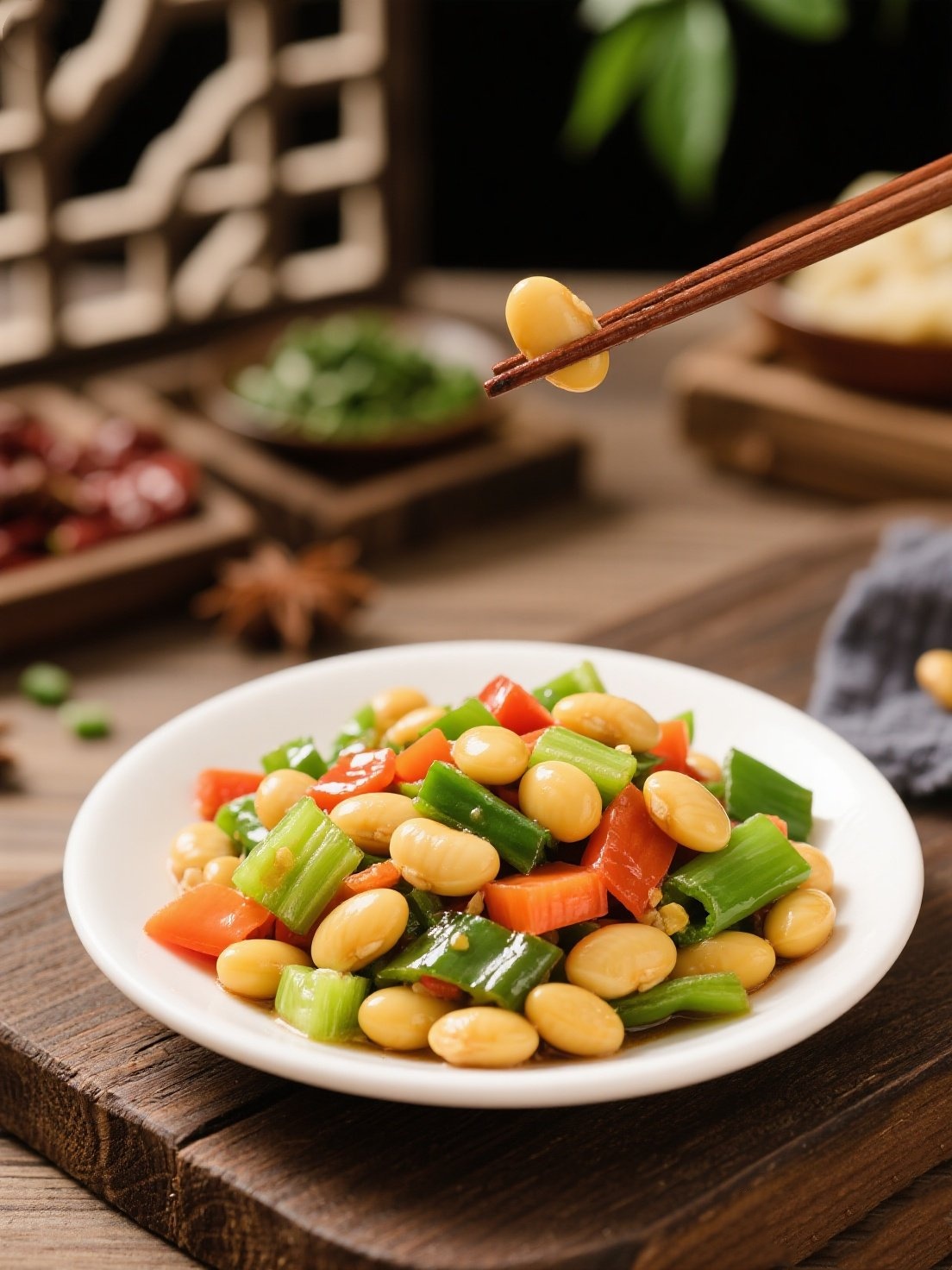 Stir-fried Soybeans