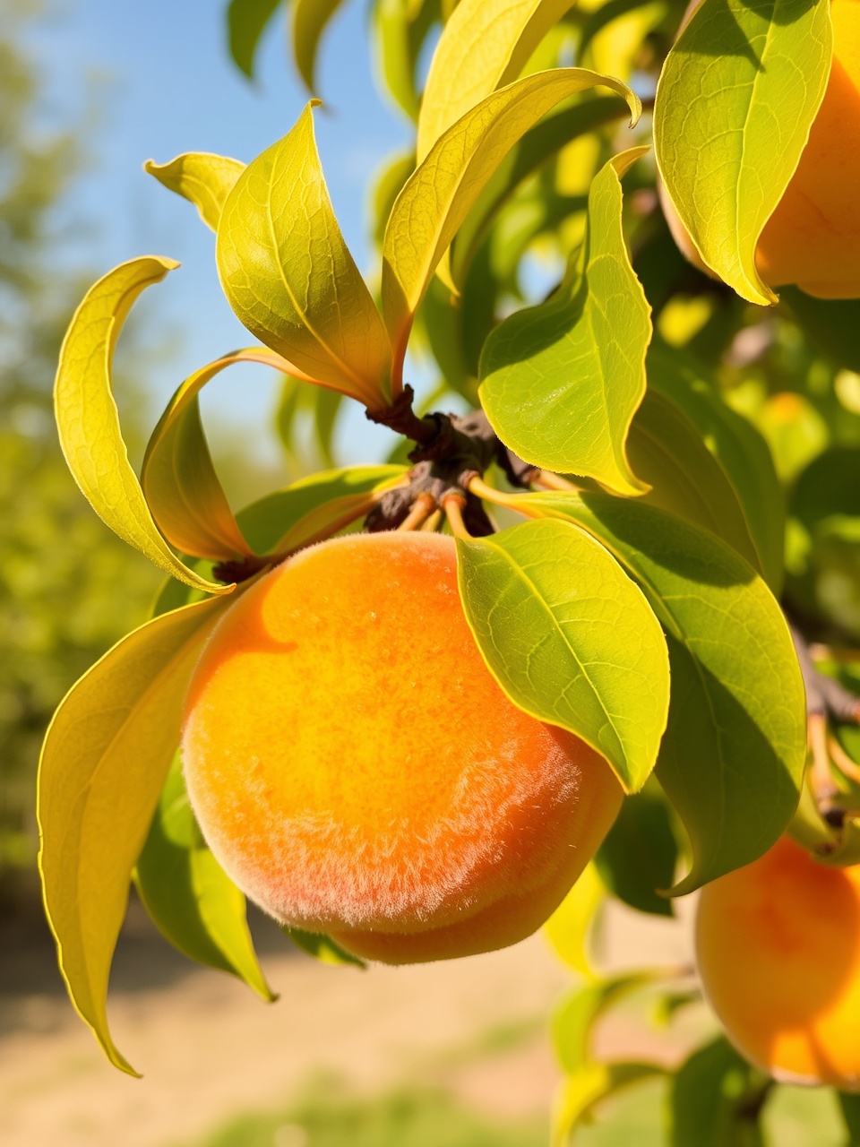 Fresh Yellow Peaches