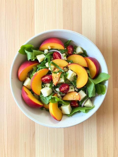 Grilled Peach Salad